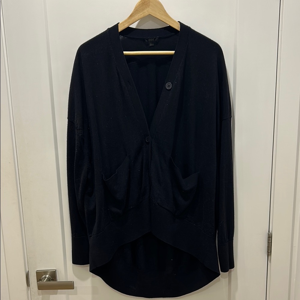 Cos Black Cardigan
